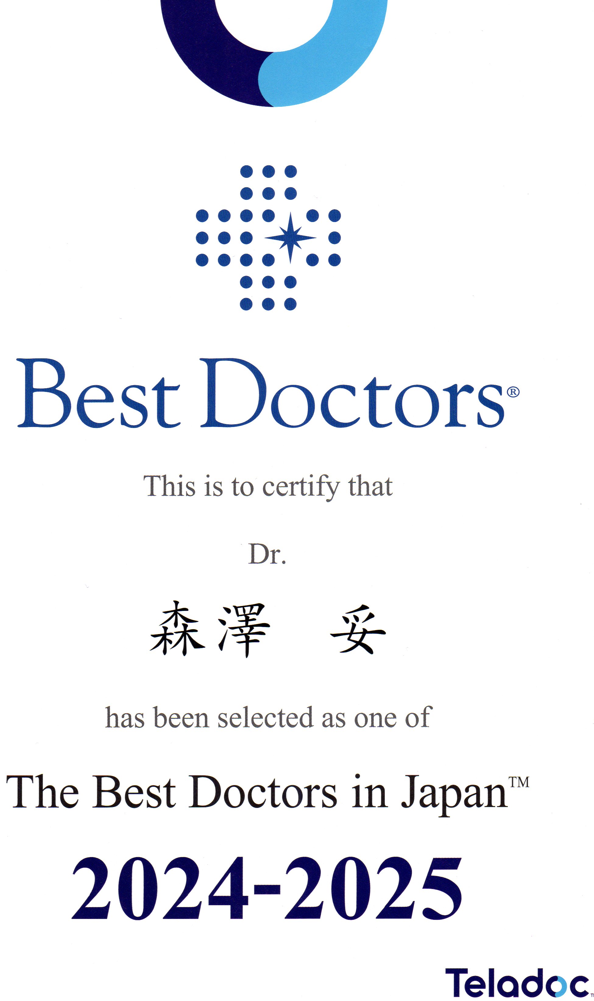 Best Doctors in Japan 2024-2025